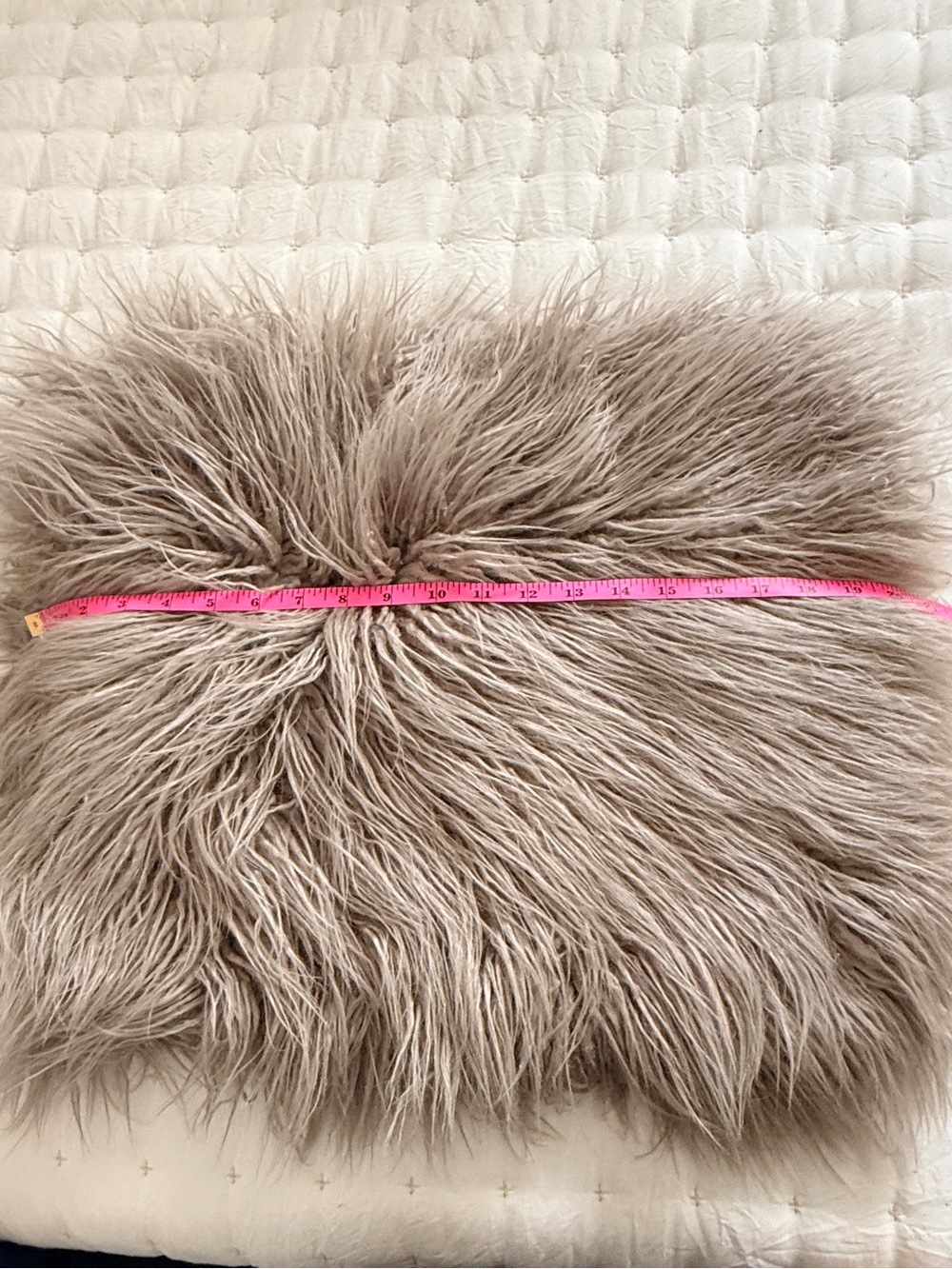 Pottery Barn Faux Fur Pillow cover - Picture 3 of 5